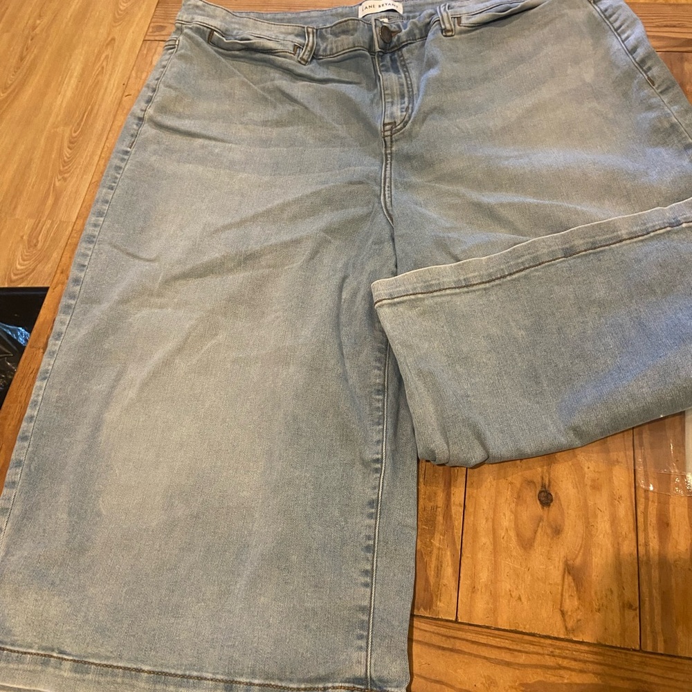 Lane Bryant Blue Ankle Cropped/Capri Jeans